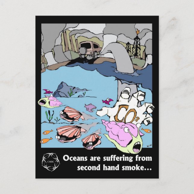 CMBC Ocean Acidifcation Plans: Oceans are Sufferin Postcard (Front)