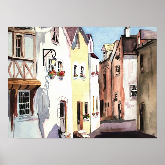 CMCarlson Spanish Abodes Poster (Front)