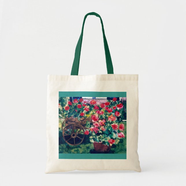 CMCarlsonCluster of Geraniums Tote Bag (Front)
