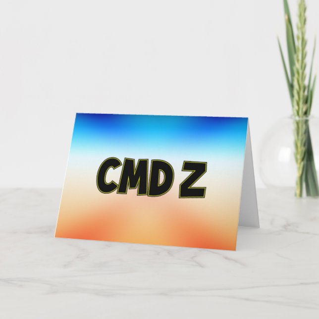CMD Z  CARD (Front)