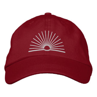 CMEC Baseball Hat - red with white logo