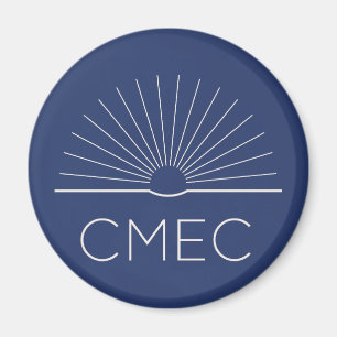 CMEC Fridge Magnet - navy with white logo