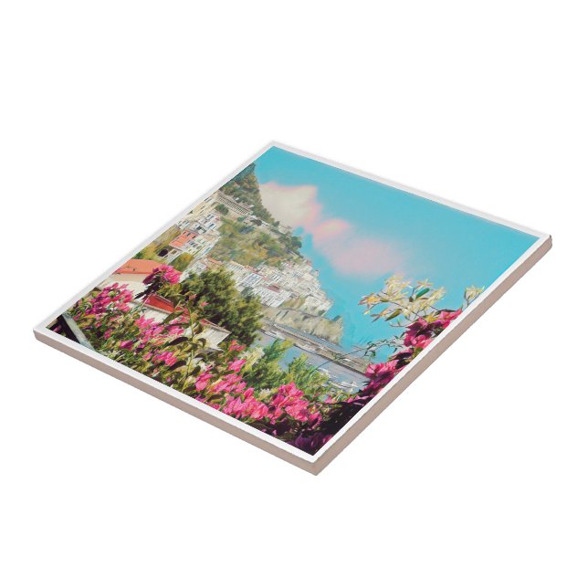 CMP004 AMALFI, Campania, Italy, Tile (Side)