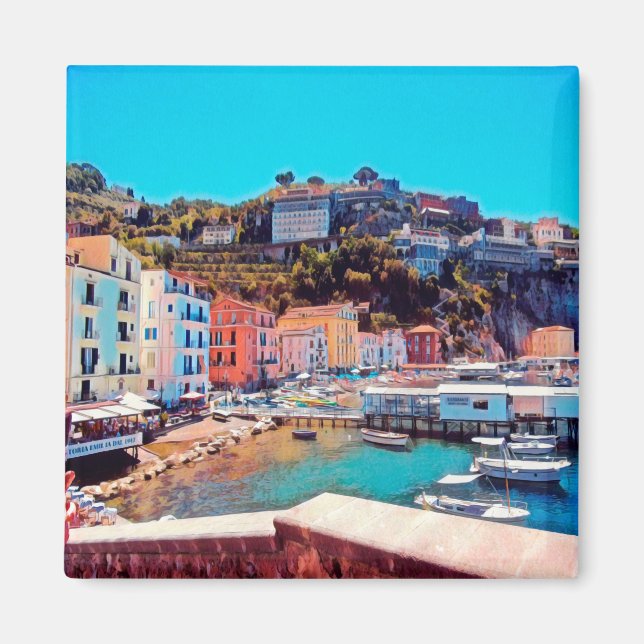 CMP005 SORRENTO, Campania, Italy, Fridge Magnet (Front)