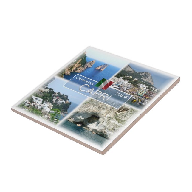 CMP019 CAPRI, Campania, Italy, Tile (Side)