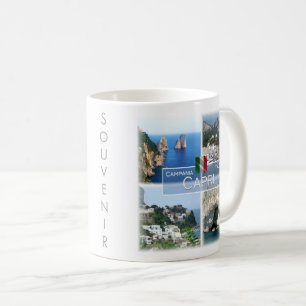 CMP020 CAPRI, Campania, Italy, Coffee Mug