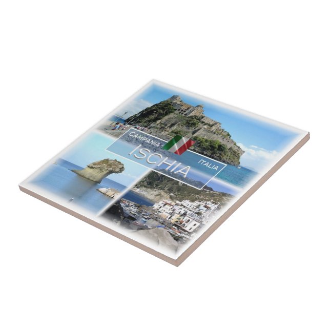 CMP023 ISCHIA, Campania, Italy, Tile (Side)