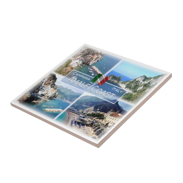 CMP026 AMALFI COAST, Campania, Italy, Tile (Side)