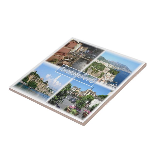 CMP032 SORRENTO, AMALFI COAST, Italy, Tile (Side)