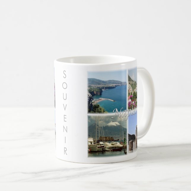 CMP035 NAPLES, Amalfi, Sorrento, Pompeii, Coffee Mug (Front Right)