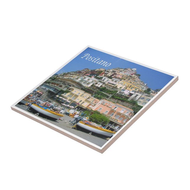 CMP041 POSITANO, AMALFI COAST, Italy, Tile (Side)