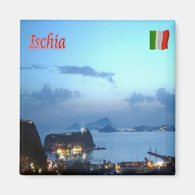 CMP056 ISCHIA, Campania, Italy, Fridge Magnet (Front)