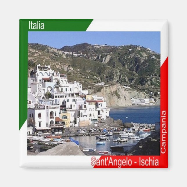 CMP060 ISCHIA, Sant' Angelo, Italy, Fridge      Magnet (Front)