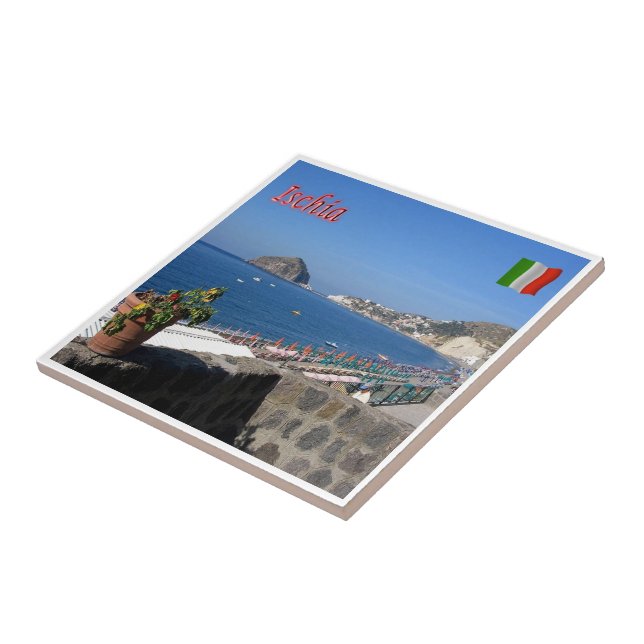 CMP063 ISCHIA, Campania, Italy, Tile (Side)