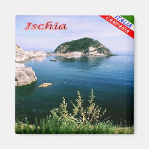 CMP072 ISCHIA Islet of Sant'Angelo Italy, Fridge Magnet