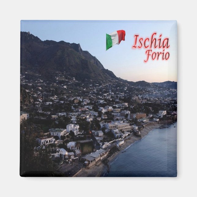 CMP077 ISCHIA, Forio, Campania, Italy, Fridge Magnet (Front)