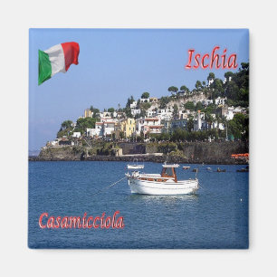 CMP087 ISCHIA, Casamicciola, Italy Fridge Magnet