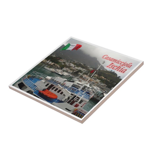 CMP090 ISCHIA, Casamicciola, Italy, Tile (Side)