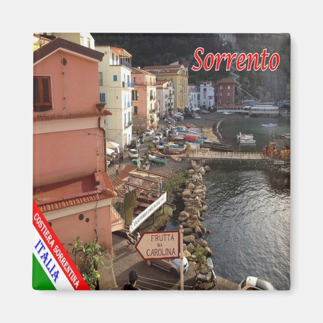 CMP098 SORRENTO - AMALFI COAST - Italy - Fridge Magnet (Front)