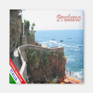 CMP102 AMALFI COAST, PRAIANO, Italy, Fridge Magnet