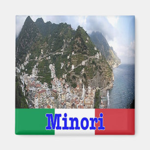 CMP104 AMALFI COAST, MINORI, Italy, Fridge Magnet