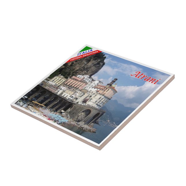 CMP113 AMALFI COAST, ATRANI, Italy, Tile (Side)