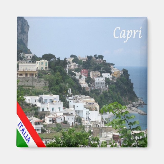 CMP118 CAPRI, Campania, Italy, Fridge Magnet (Front)