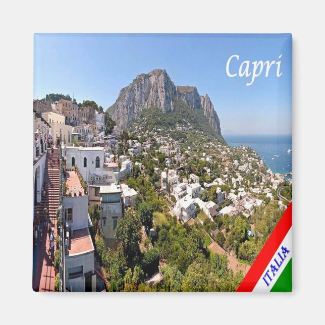CMP119 CAPRI - Campania - Italy - Fridge Magnet (Front)