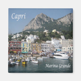 CMP121 CAPRI, Marina Grande Port, Fridge       Magnet