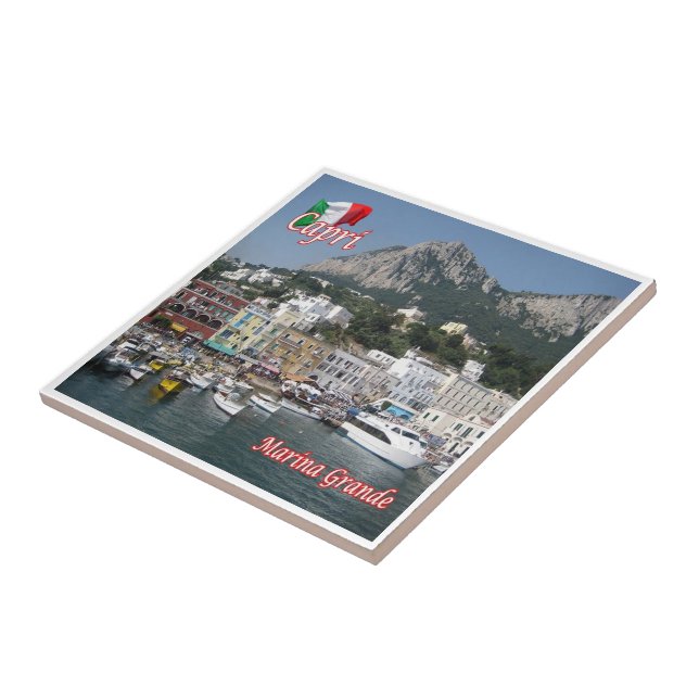 CMP122 CAPRI, Marina Grande Port, Tile (Side)