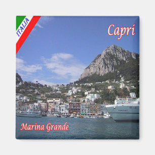CMP123 CAPRI, Marina Grande, Italy, Fridge Magnet