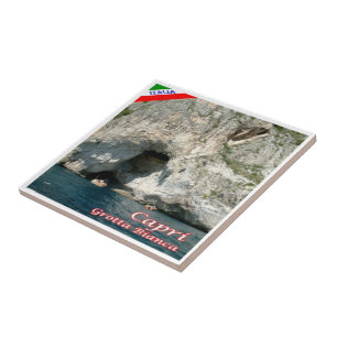 CMP124 CAPRI, The White Grotto, Italy, Tile