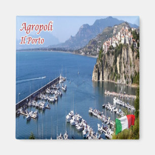 CMP129 AGROPOLI - SALERNO - The Port - Fridge Magnet