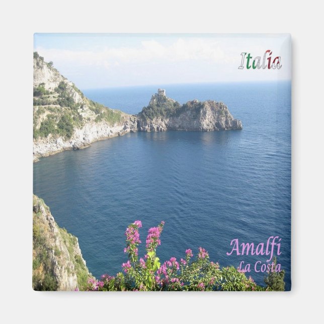 CMP131 AMALFI, The Coast, Italy, Fridge Magnet (Front)