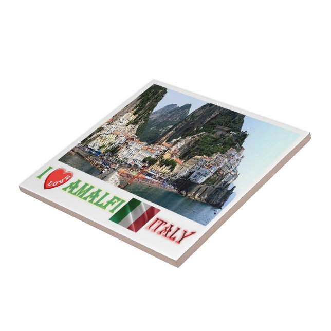 CMP136 AMALFI I Love, Italy, Tile (Side)
