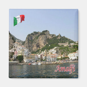 CMP137 AMALFI, Panorama, Italy, Fridge Magnet