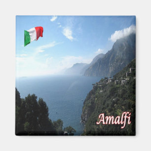 CMP143 AMALFI, Panorama, Italy, Fridge Magnet