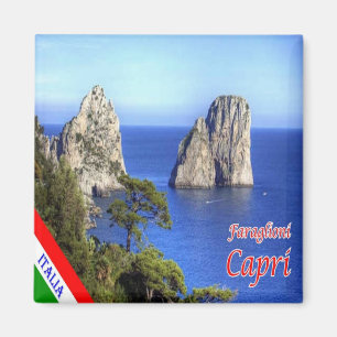 CMP147 CAPRI The Faraglioni, Italy, Fridge Magnet