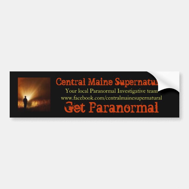 CMS Black bumper sticker (Front)