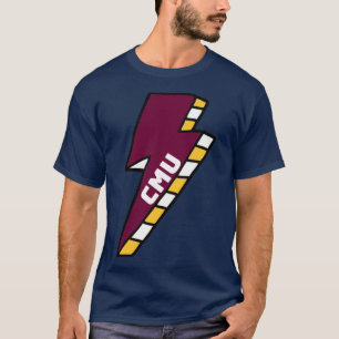 CMU Central Michigan University Lightning Bolt T-Shirt