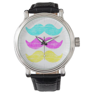 CMY Moustaches Watch