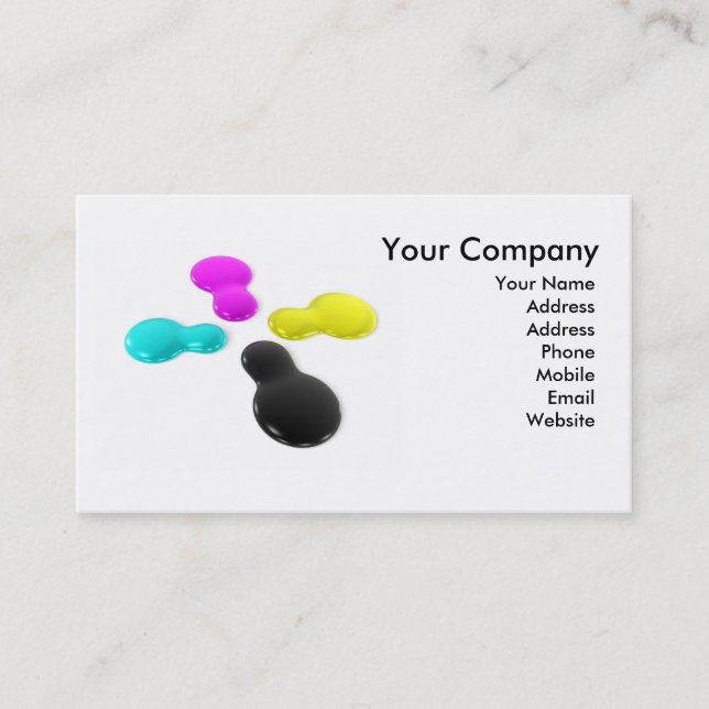cmyk business card (Front)
