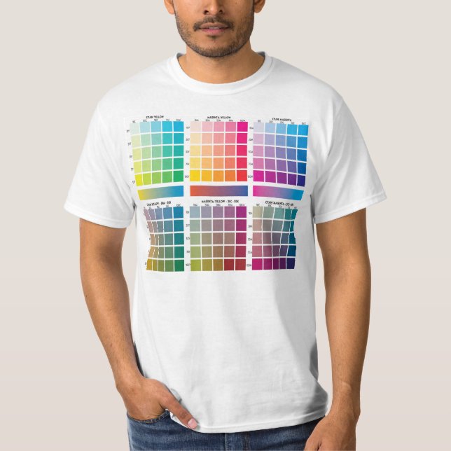 CMYK colours T-Shirt (Front)