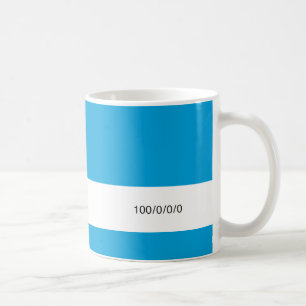 CMYK Cyan   Coffee Mug