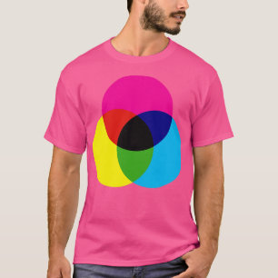 CMYK Graphic Artist Colour Wheel T-Shirt