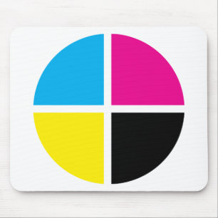 cmyk mouse mat
