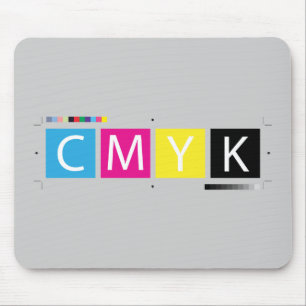 CMYK Pre-Press Colours Mouse Mat