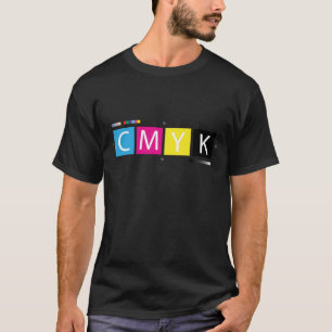 CMYK Pre-Press Colours T-Shirt