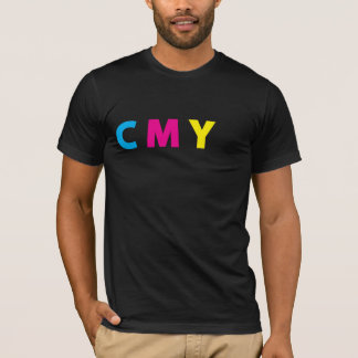 CMYK Shirt - Funny Black text