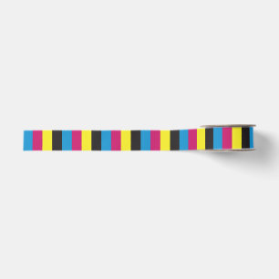 cmyk stripes background pattern graphic color cyan grosgrain ribbon